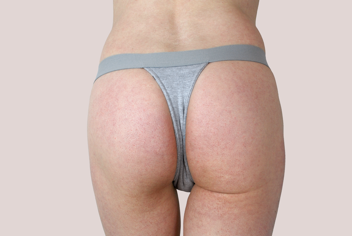 ESSENTIAL TUCK THONG / GREY MARL