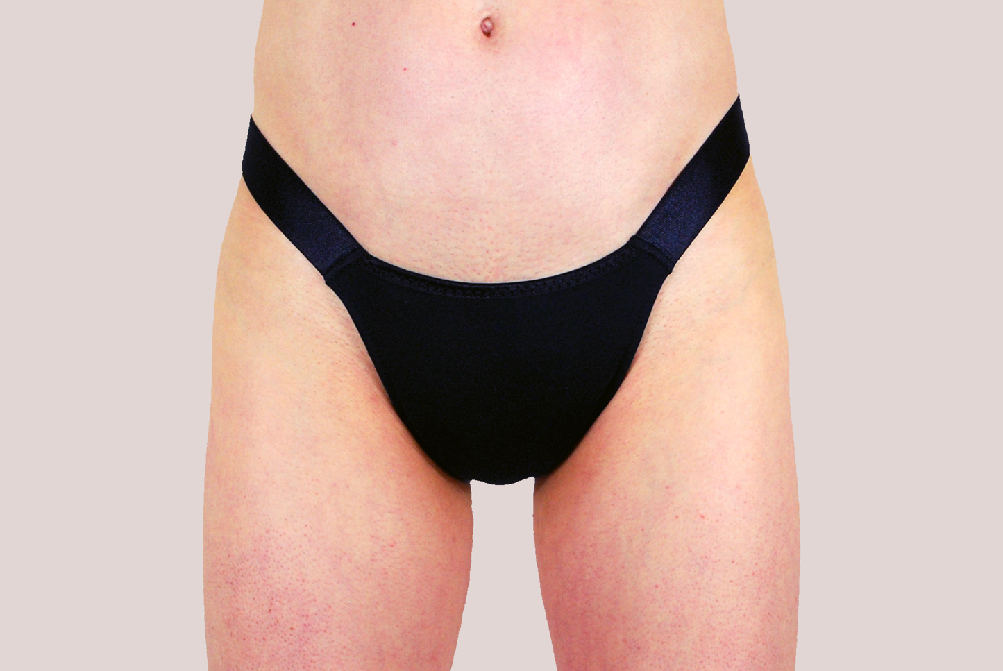 EVERYDAY LUXE TUCK THONG / BLACK