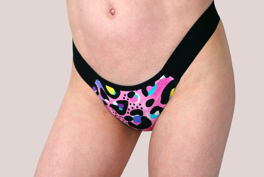 WILDSIDE 'PINK PARTY' TUCK THONG